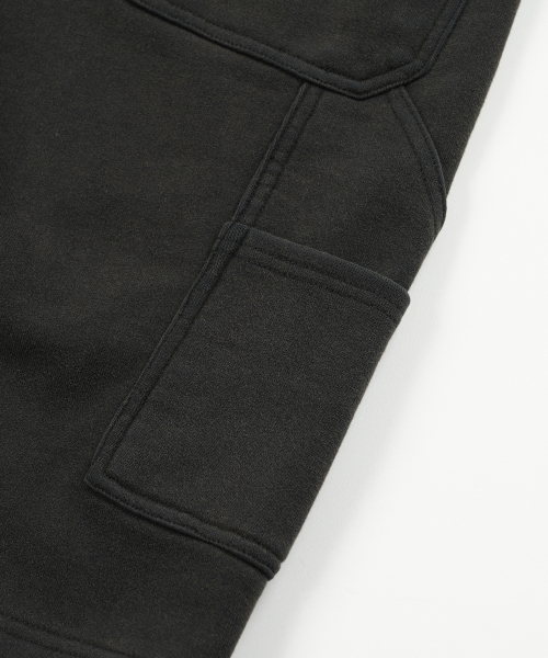 FRIZMWORKS（フリズムワークス）の「WASHED CARPENTER SWEAT SHORTS _ BLACK BROWN（その他パンツ・メンズ・その他・SMALL/MEDIUM/LARGE/X-LARGE）」の6枚目の写真