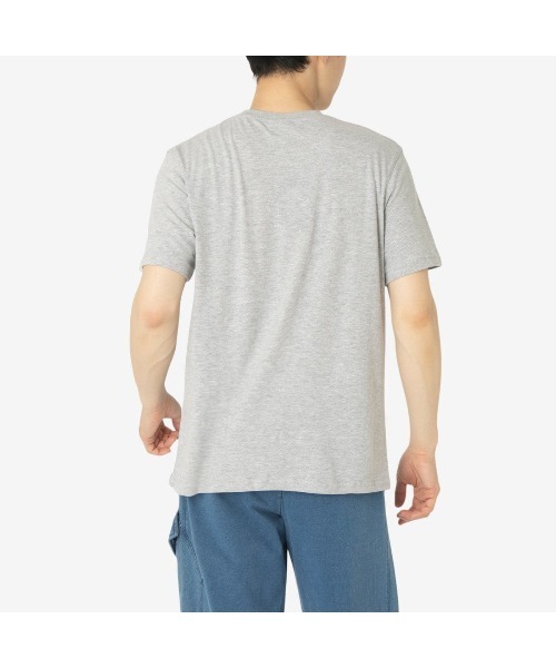 Reebok（リーボック）の「ブルーノ ビッグロゴ クルーネック Tシャツ / BRUNO BIG LOGO CREW NECK SS TEE（Tシャツ/カットソー・メンズ・ネイビー/ホワイト/グレー/ブラック・LARGE/X-LARGE/SMALL/MEDIUM）」の16枚目の写真