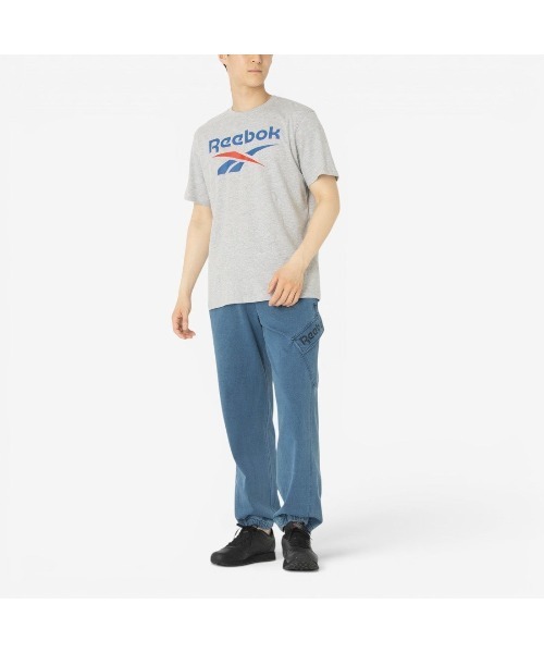 Reebok（リーボック）の「ブルーノ ビッグロゴ クルーネック Tシャツ / BRUNO BIG LOGO CREW NECK SS TEE（Tシャツ/カットソー・メンズ・ネイビー/ホワイト/グレー/ブラック・LARGE/X-LARGE/SMALL/MEDIUM）」の15枚目の写真