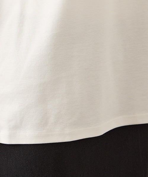 ROPE'（ロペ）の「【YUKO SAEKI for ROPE’・コラボレーション】フレンチスリーブプリントTシャツ/イージーケア（Tシャツ/カットソー・レディース・ホワイト系その他2/グレー/ライトグレー/ホワイト系その他3/ホワイト系その他/グレー系その他・FREE）」の7枚目の写真