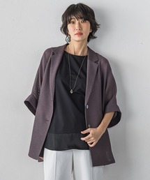 ”カーデみたいに羽織れる”メッシュジャケット