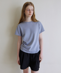 Side-tuck essential T-shirt [KNSS06TS05]_Blue