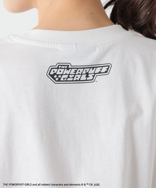 Honeys(ハニーズ)の「パワーパフガールズ/Tシャツ(Tシャツ/カットソー・レディース・ホワイト/サックスブルー/スミクロ/ピンク・L/LL/M/S)」の18枚目の写真