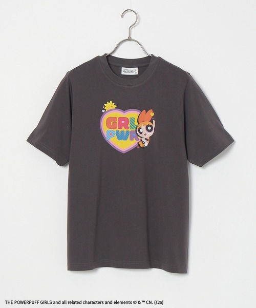 Honeys(ハニーズ)の「パワーパフガールズ/Tシャツ(Tシャツ/カットソー・レディース・ホワイト/サックスブルー/スミクロ/ピンク・L/LL/M/S)」の6枚目の写真