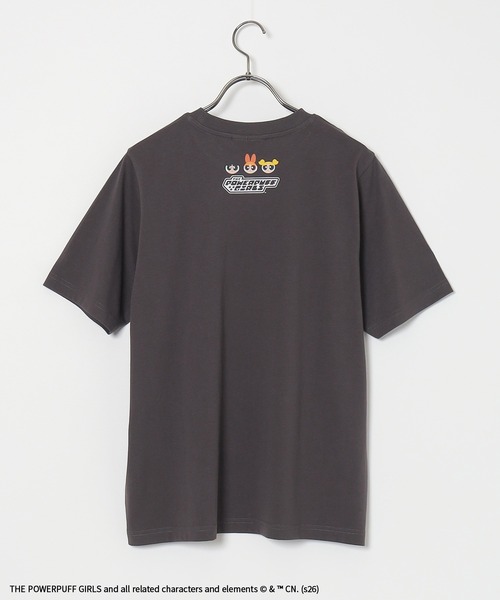 Honeys(ハニーズ)の「パワーパフガールズ/Tシャツ(Tシャツ/カットソー・レディース・ホワイト/サックスブルー/スミクロ/ピンク・L/LL/M/S)」の7枚目の写真