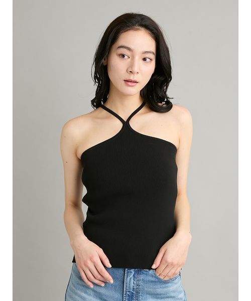 Mila Owen(ミラオーウェン)の「【UVカット】【ウォッシャブル】【吸水速乾】アクティブリブニット2WAYキャミソール(キャミソール・レディース・レッド/ホワイト/ブラック・F)」の7枚目の写真