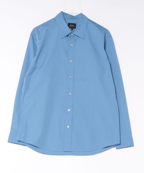 A.P.C.(アーペーセー)の「CHEMISE LINO(シャツ/ブラウス・メンズ・ブルー・L/M/S)」の1枚目の写真