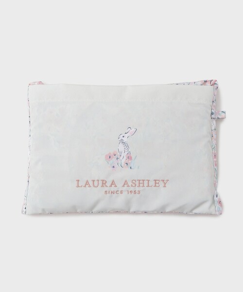 LAURA ASHLEY(ローラアシュレイ)の「【撥水・防水加工】ラックリー メドウ柄 レインパッカブルトートバッグ(エコバッグ/サブバッグ・レディース・イエロー系その他2/ライトパープル/ターコイズブルー系9・00)」の14枚目の写真