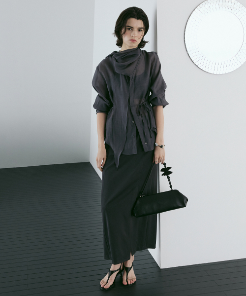 BAILIER（バイリエ）の「マキシスリットスカート（スカート・レディース・その他・SMALL/MEDIUM）」の3枚目の写真