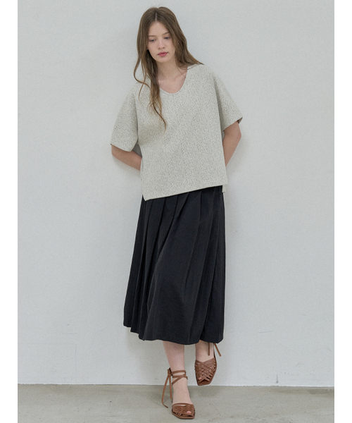 AVANT-G(アバン)の「Small Dot Cap Sleeve T-shirt - IVORY(Tシャツ/カットソー・レディース・その他・FREE)」の2枚目の写真
