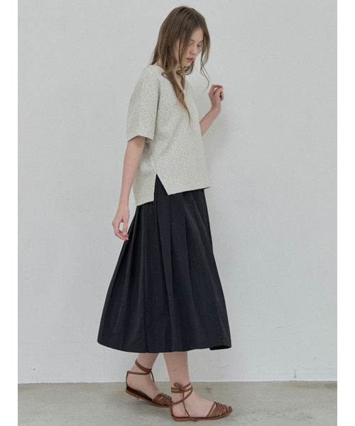 AVANT-G(アバン)の「Small Dot Cap Sleeve T-shirt - IVORY(Tシャツ/カットソー・レディース・その他・FREE)」の5枚目の写真