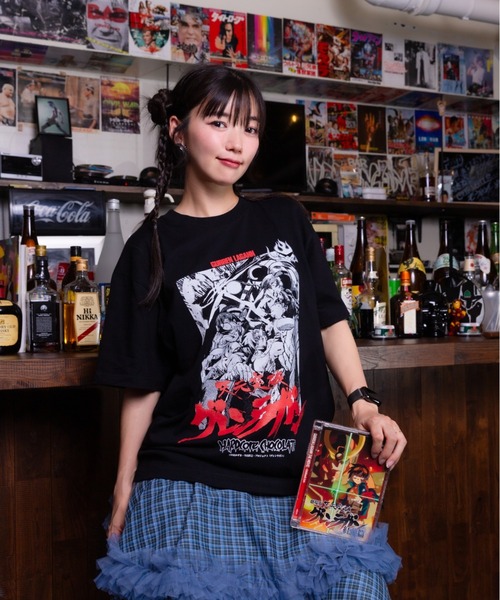 ハードコアチョコレート(ハードコアチョコレート)の「天元突破グレンラガン/PART-2Tシャツ(ギガドリルブラック)(Tシャツ/カットソー・メンズ・ブラック・LARGE/X-LARGE/XX-LARGE)」の1枚目の写真
