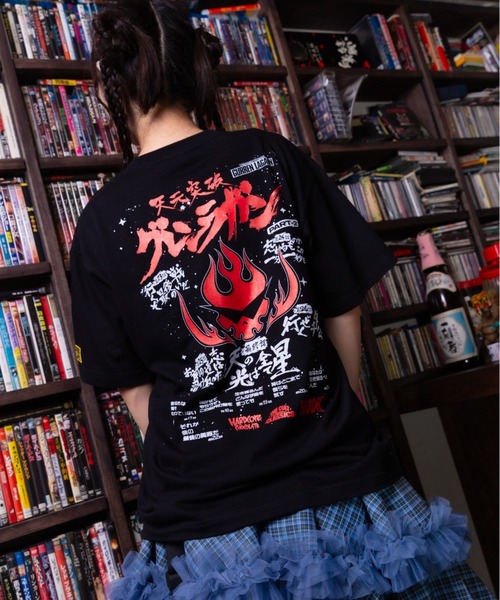 ハードコアチョコレート(ハードコアチョコレート)の「天元突破グレンラガン/PART-2Tシャツ(ギガドリルブラック)(Tシャツ/カットソー・メンズ・ブラック・LARGE/X-LARGE/XX-LARGE)」の6枚目の写真