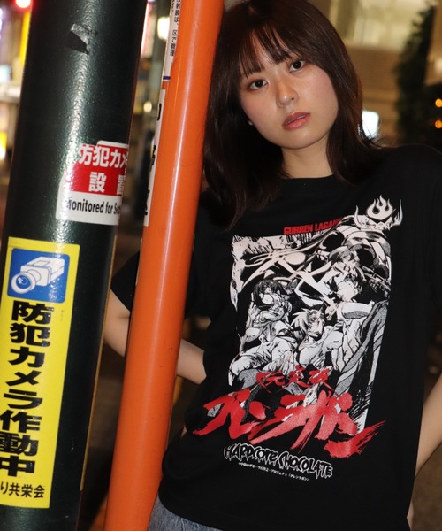 ハードコアチョコレート(ハードコアチョコレート)の「天元突破グレンラガン/PART-2Tシャツ(ギガドリルブラック)(Tシャツ/カットソー・メンズ・ブラック・LARGE/X-LARGE/XX-LARGE)」の4枚目の写真
