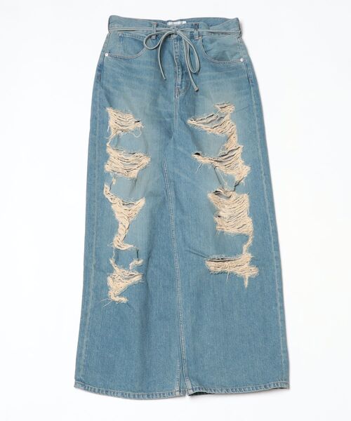 DISCOVERED(ディスカバード)の「【DISCOVERED】BORO DENIM PANTS(デニムパンツ・メンズ・ブラック/インディゴブルー・3)」の2枚目の写真