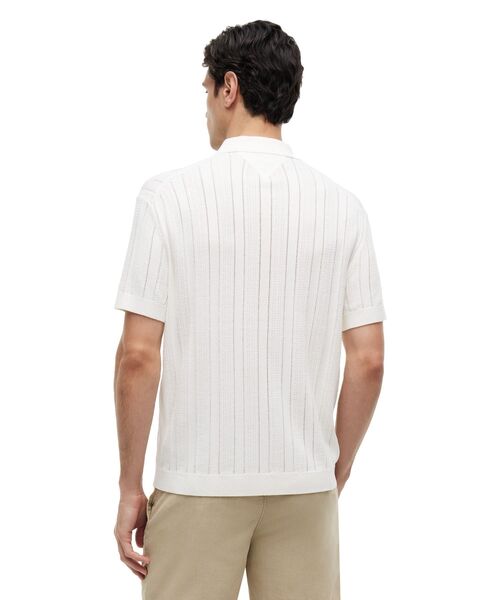 TOMMY HILFIGER(トミーヒルフィガー)の「ポインテルストラクチャーショートスリーブシャツ(シャツ/ブラウス・メンズ・ブラック系その他3/ホワイト・LARGE/MEDIUM/SMALL/X-LARGE)」の5枚目の写真