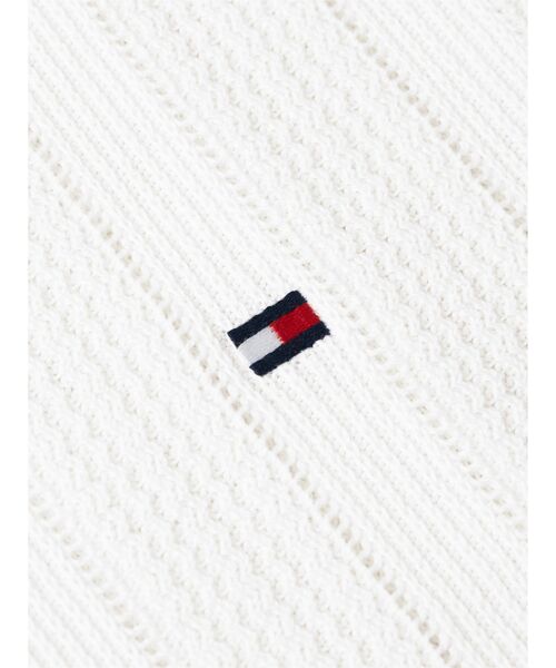 TOMMY HILFIGER(トミーヒルフィガー)の「ポインテルストラクチャーショートスリーブシャツ(シャツ/ブラウス・メンズ・ブラック系その他3/ホワイト・LARGE/MEDIUM/SMALL/X-LARGE)」の7枚目の写真