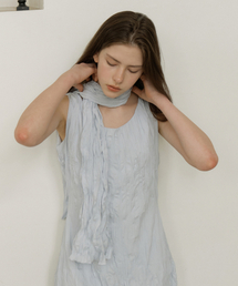 REORG（リオルグ）の「GIR WRINKLE SCARF SKY BLUE（バンダナ/スカーフ）」