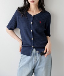 U.S. POLO ASSN. 別注サマーニットカーディガン