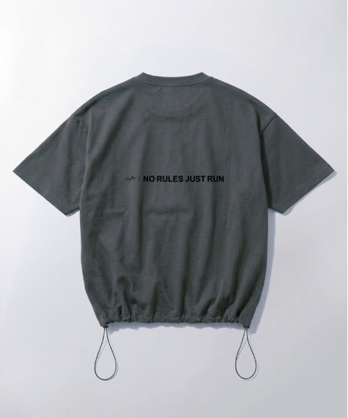 Leyline(レイライン)の「【Leyline】Adjuster graphic tee / 裾ドローコード ビッグシルエットTシャツ(Tシャツ/カットソー・メンズ・ホワイト・MEDIUM)」の11枚目の写真