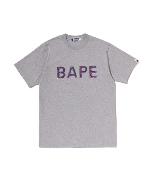 A BATHING APE(アベイシングエイプ)の「RHINESTONE LOGO TEE(Tシャツ/カットソー・メンズ・ブラック/グレー/ホワイト・X-LARGE/MEDIUM/XX-LARGE/SMALL/LARGE)」の1枚目の写真