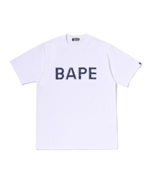 A BATHING APE(アベイシングエイプ)の「RHINESTONE LOGO TEE(Tシャツ/カットソー・メンズ・ブラック/グレー/ホワイト・X-LARGE/MEDIUM/XX-LARGE/SMALL/LARGE)」の2枚目の写真