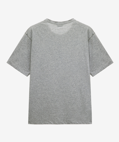 MINDBRIDGE（マインドブリッジ）の「3ボタンヘンリーネックオーバーサイズ半袖Tシャツ - 2カラー（Tシャツ/カットソー・メンズ・グレー/オフホワイト・100/95/105）」の11枚目の写真