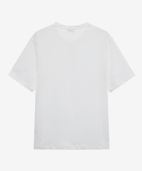 MINDBRIDGE（マインドブリッジ）の「3ボタンヘンリーネックオーバーサイズ半袖Tシャツ - 2カラー（Tシャツ/カットソー・メンズ・グレー/オフホワイト・100/95/105）」の13枚目の写真