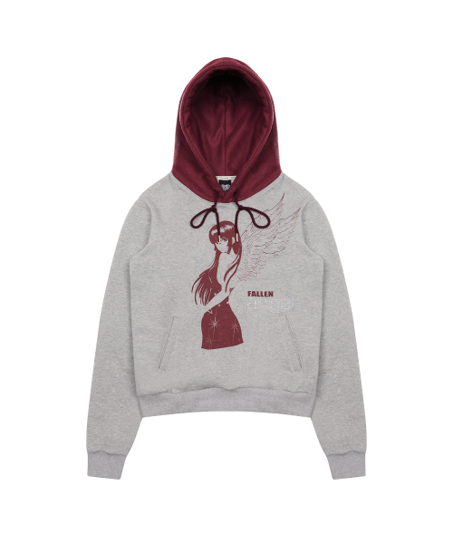 LUVISTRUE(ラヴイズトゥルー)の「EV ANGEL HOOD TEE(GRAY)(パーカー・レディース・その他・FREE)」の2枚目の写真