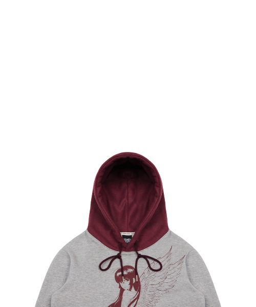 LUVISTRUE(ラヴイズトゥルー)の「EV ANGEL HOOD TEE(GRAY)(パーカー・レディース・その他・FREE)」の4枚目の写真