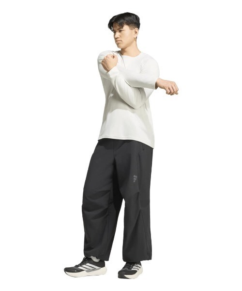 adidas（アディダス）の「アディダス adidas ランニング ウーブン パンツ（その他パンツ・メンズ・ブラック・M/L/LL）」の3枚目の写真