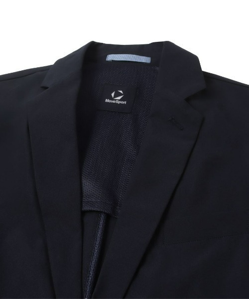 MoveSport(ムーブスポーツ)の「【MoveSport /ムーブスポーツ】テーラードジャケット 撥水/ストレッチ/UV CUT(UPF50+)(テーラードジャケット・メンズ・ネイビー/ブラック・XO/M/S/O/L)」の12枚目の写真