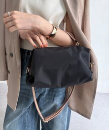 【WEB限定】ダブルファスナー2WAYナイロンバッグ