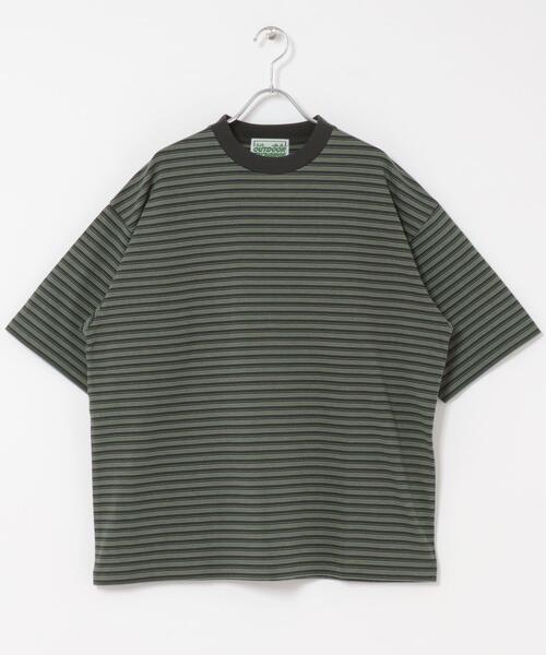 URBAN RESEARCH DOORS（アーバンリサーチドアーズ）の「OUTDOOREXCHANGE ボーダーTシャツ（Tシャツ/カットソー・メンズ・グレー系その他/ベージュ系その他・MEDIUM/LARGE）」の18枚目の写真