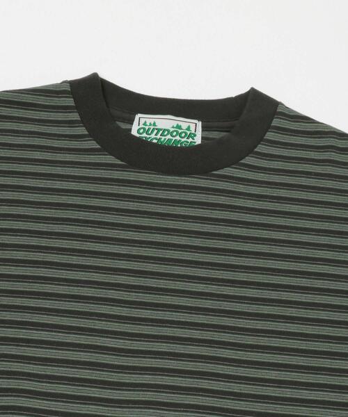 URBAN RESEARCH DOORS（アーバンリサーチドアーズ）の「OUTDOOREXCHANGE ボーダーTシャツ（Tシャツ/カットソー・メンズ・グレー系その他/ベージュ系その他・MEDIUM/LARGE）」の19枚目の写真