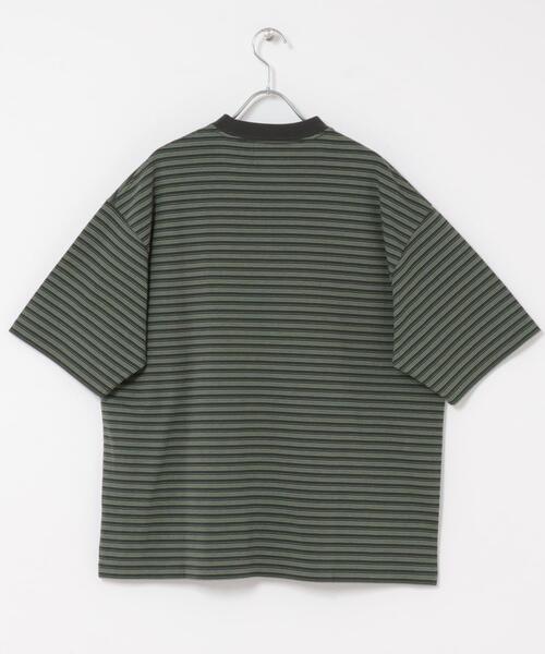 URBAN RESEARCH DOORS（アーバンリサーチドアーズ）の「OUTDOOREXCHANGE ボーダーTシャツ（Tシャツ/カットソー・メンズ・グレー系その他/ベージュ系その他・MEDIUM/LARGE）」の20枚目の写真