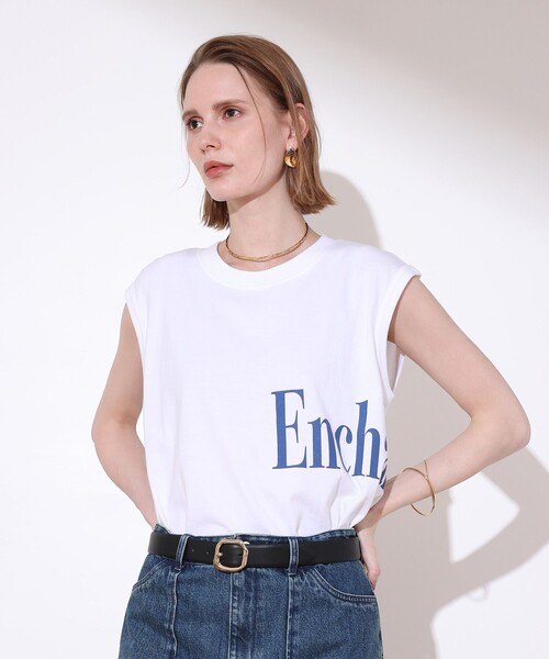 allureville(アルアバイル)の「ラウンドロゴフレンチスリーブ プルオーバー(Tシャツ/カットソー・レディース・ブラック/ブルー・2)」の4枚目の写真