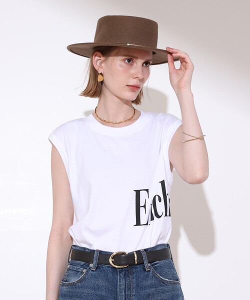 allureville(アルアバイル)の「ラウンドロゴフレンチスリーブ プルオーバー(Tシャツ/カットソー・レディース・ブラック/ブルー・2)」の16枚目の写真