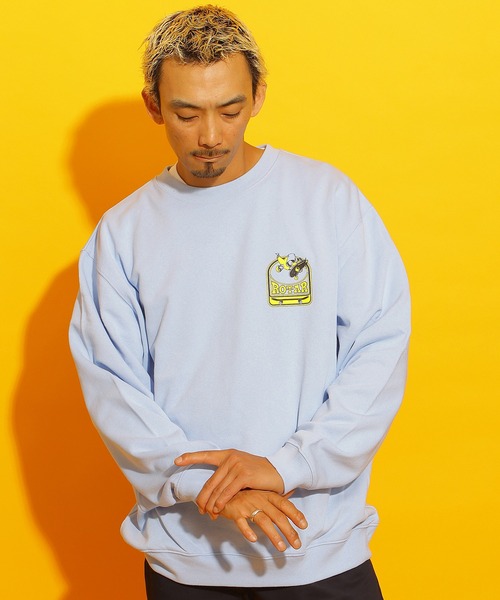 ROTAR(ローター)の「Ramp LOGO Sweat(スウェット・メンズ・スミクロ/ミックスグレー/サックスブルー・LARGE/MEDIUM/X-LARGE)」の3枚目の写真