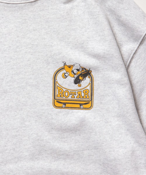 ROTAR(ローター)の「Ramp LOGO Sweat(スウェット・メンズ・スミクロ/ミックスグレー/サックスブルー・LARGE/MEDIUM/X-LARGE)」の7枚目の写真