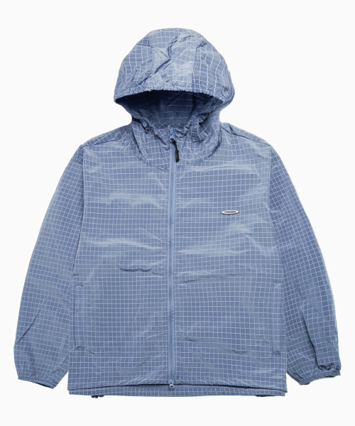 SAINTPAIN(セイントペイン)の「SPチェックリップストップウィンドブレーカー ブルー(ナイロンジャケット・レディース・その他・MEDIUM/LARGE)」の1枚目の写真