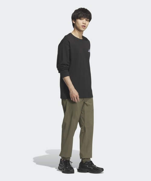 adidas(アディダス)の「エッセンシャルプラス レギュラーフィット ストレッチ ウーブン フルレングス ジョガー パンツ / アディダス adidas(その他パンツ・メンズ・カーキ・XX-LARGE/SMALL/MEDIUM/LARGE/3XL/X-SMALL/X-LARGE)」の3枚目の写真
