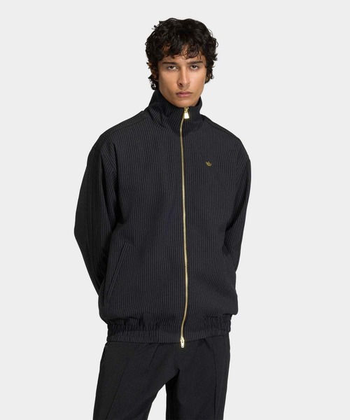 adidas(アディダス)の「ファイヤーバード ルーズ ピンストライプ トラックトップ / ジャージ / トラックジャケット / アディダスオリジナルス adidas Originals(ジャージ・メンズ・ブラック・XX-LARGE/LARGE/3XL/X-LARGE/X-SMALL/SMALL/MEDIUM)」の11枚目の写真