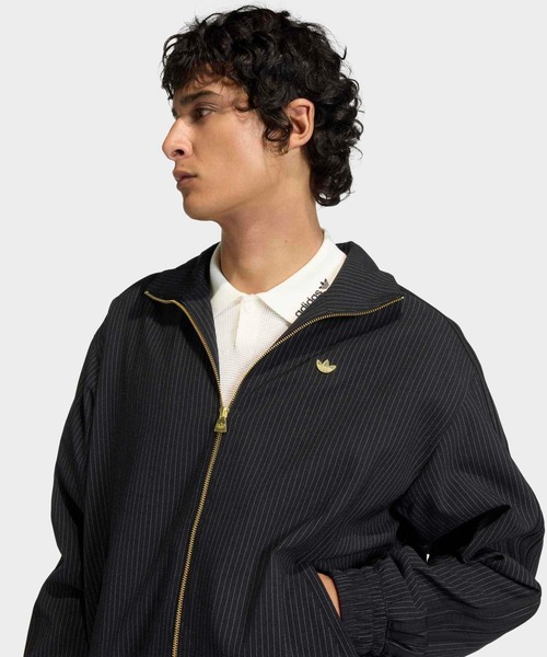 adidas(アディダス)の「ファイヤーバード ルーズ ピンストライプ トラックトップ / ジャージ / トラックジャケット / アディダスオリジナルス adidas Originals(ジャージ・メンズ・ブラック・XX-LARGE/LARGE/3XL/X-LARGE/X-SMALL/SMALL/MEDIUM)」の13枚目の写真