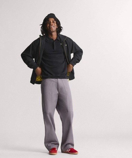 adidas(アディダス)の「ファイヤーバード ルーズ ピンストライプ トラックトップ / ジャージ / トラックジャケット / アディダスオリジナルス adidas Originals(ジャージ・メンズ・ブラック・XX-LARGE/LARGE/3XL/X-LARGE/X-SMALL/SMALL/MEDIUM)」の8枚目の写真