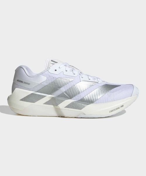 adidas(アディダス)の「アディゼロ ドロップセット プロ トレーニング / Adizero Dropset Pro Training / アディダス adidas(スニーカー・レディース・ホワイト・22.0cm/22.5cm/23.0cm/23.5cm/24.0cm/24.5cm/25.0cm/25.5cm/26.0cm)」の1枚目の写真