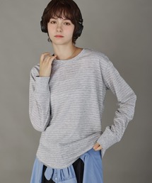 NAKER（ネイカー）の「NAKER ヴィンテージライクピンボーダーロングスリーブTシャツ（Tシャツ/カットソー）」