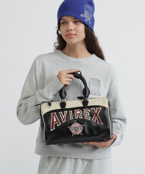 AVIREX(アヴィレックス)の「WILD BEARS MINI DUFFLE BAG(ボストンバッグ・レディース・ブラック/モスグリーン・F)」の17枚目の写真