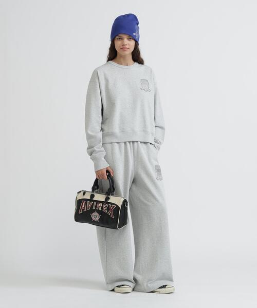AVIREX(アヴィレックス)の「WILD BEARS MINI DUFFLE BAG(ボストンバッグ・レディース・ブラック/モスグリーン・F)」の18枚目の写真