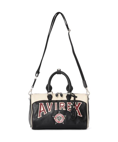 AVIREX(アヴィレックス)の「WILD BEARS MINI DUFFLE BAG(ボストンバッグ・レディース・ブラック/モスグリーン・F)」の19枚目の写真